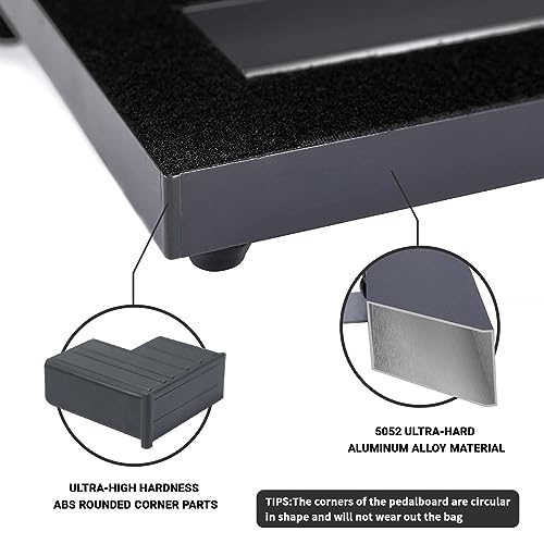 Ghostfire SPL Ghost Fire Guitar Pedal Board Aluminum Alloy 0.8Lb Super Light Effect Pedalboard13.7''X5.5'' thumb #5