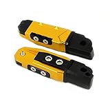  Begchy Hintere Fußstütze für Motorrad, Fußstütze, Pedalpolster für - S1000RR / XR 2015 2016 2017 S1000R 2010-2017 HP4 Gold