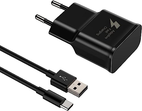 Chargeur Rapide USB, pour Samsung Galaxy S9 S8 S10 S10+ S20 S20 FE A04S A14 A13 A12 A22 A23 A33 A34 A51 A52 A53 A54 5G A05S, Chargeur Rapide de Rechange d'origine + 2m...