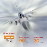 GIGASTONE 32GB Micro SD Card 2-Pack, V10 Video Recording, Surveillance, Security Camera, Dash Cam, Drone, 90MB/s MicroSDXC Memory Card UHS-I Class 10, with Adapter