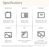Microsoft Surface Laptop (2024), Windows 11 Copilot+ PC, Pantalla Táctil 15", Snapdragon X Elite (12 núcleos), 16GB RAM, 1TB SSD Almacenamiento, Platino 4