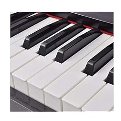 Piano numérique de 88 touches, Piano électronique avec support et pédales pour débutants et enfants, noir - Les Beatles, Paul McCartney, John Lennon, RIngo Starr, George Harrison Piano numérique de 88 touches, Piano électronique avec support et pédales pour débutants et enfants, noir – Image 3