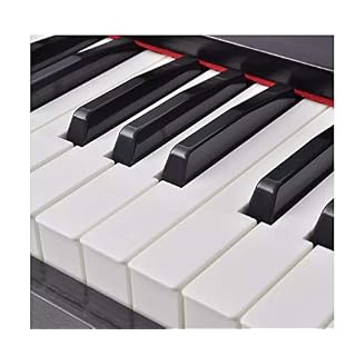 Piano numérique de 88 touches, Piano électronique avec support et pédales pour débutants et enfants, noir - Les Beatles, Paul McCartney, John Lennon, RIngo Starr, George Harrison Piano numérique de 88 touches, Piano électronique avec support et pédales pour débutants et enfants, noir – Image 3