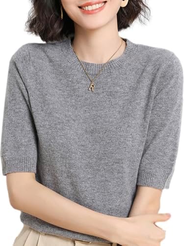B.N.1 SELECT Knit, Short Sleeve, [Machine Washable/No Ironing Required] Women's Top, Office, Elegant, For Spring, Summer, and Autumn, 7 Colors, 3 Sizes, BN244