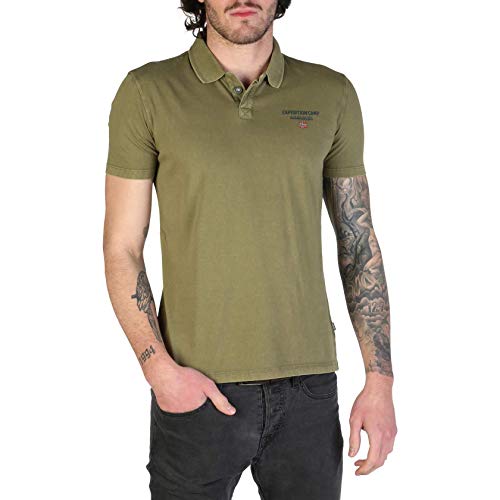 NAPAPIJRI Eonthe Polo, Verde (New Olive Green Gd6), Medium Uomo