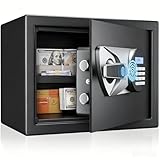BlackSmith Home Safe Box 1.2 Cubic Feet Biometric Gun Safe...