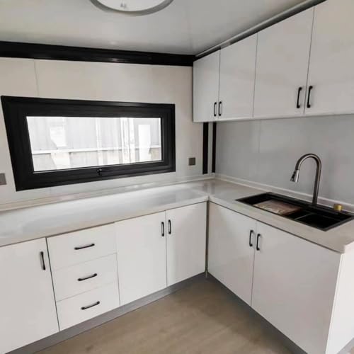 Prefab Tiny Home for Sale 2 Story Container Home Modern Modular Detachable Container House Luxury 20/30/40ft Villa House 2 3 4 5 Bedroom Mobile Folding Movable Prefabricated House with Bath & Kitchen - Image 5