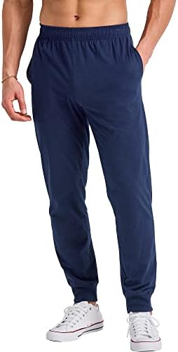 Hanes mens Hanes Originals Men’s Joggers, 100% Cotton Jersey Sweatpants