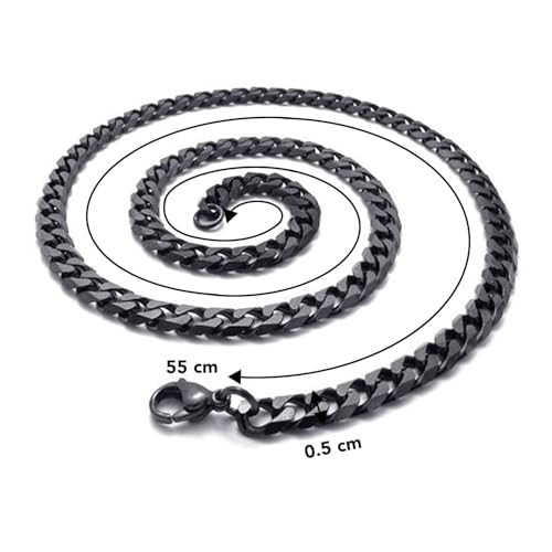 Image of Peora Stainless Steel Necklace Chain Men's Jewellery Gift for Him