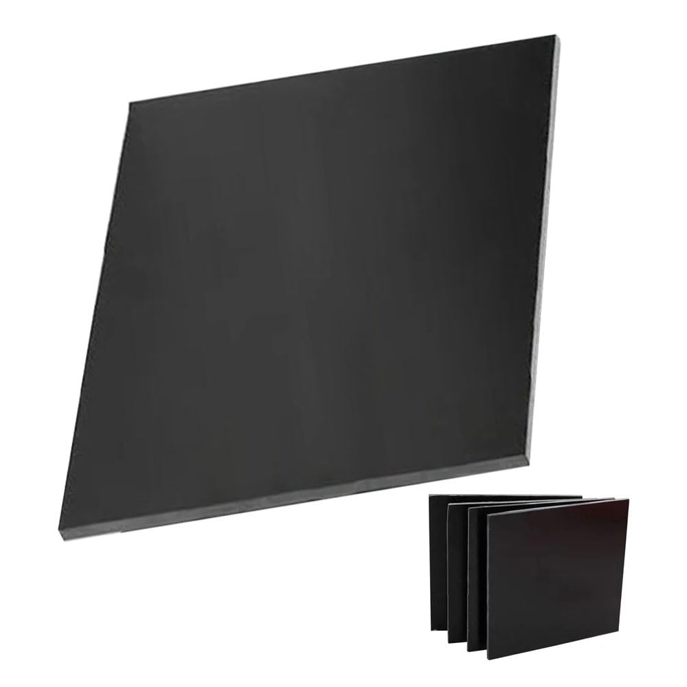 Plaque de fibre de verre époxy FR4 noire G10, 1 pièce, panneau en fibre de carbone antistatique for usage mécanique et électrique(500MM x 300MMx3mm)