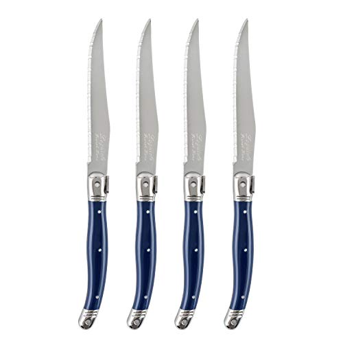French Home Navy Blue Laguiole Steak Knives