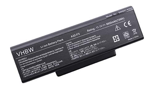 vhbw 1x Akku kompatibel mit MSI EX620, EX610X, EX623, EX620X, EX628X, EX625, EX623X, EX628, EX625X Notebook (6600 mAh, 11,1 V, Li-Ion)