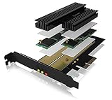 1x M.2 M-Key für M.2 PCIe (NVMe) SSD mit PCIe Datentransferrate bis zu 32 Gbit/s