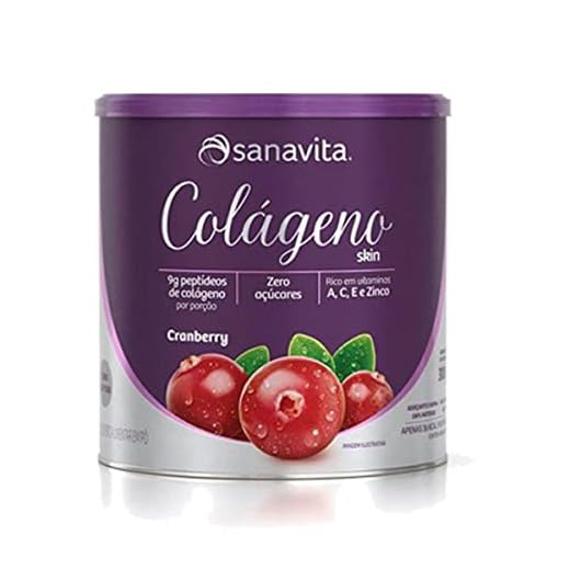 COLAGENO SKIN - CRANBERRY - LATA 300G