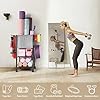 Yoga Mat Storage Rack Home Gym Equipment Workout Equipment Organizer Yoga Mat Holder for Dumbbell,Kettlebell and More Gym Accessories Gym Essentials Women Men Fitness Exercise Equipment Organization #2