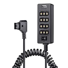 Dtap Splitter D-tap Ptap to 4Female Dtap Hub with USB A Port Dtap Hub