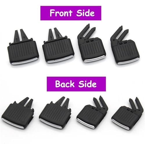 Grille de ventilation centrale pour Golf 5 et Jetta kit de 2 clips climatisation