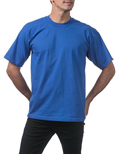 Image of Pro Club Men's 3-Pack Heavyweight Cotton Short Sleeve Crew Neck T-Shirt