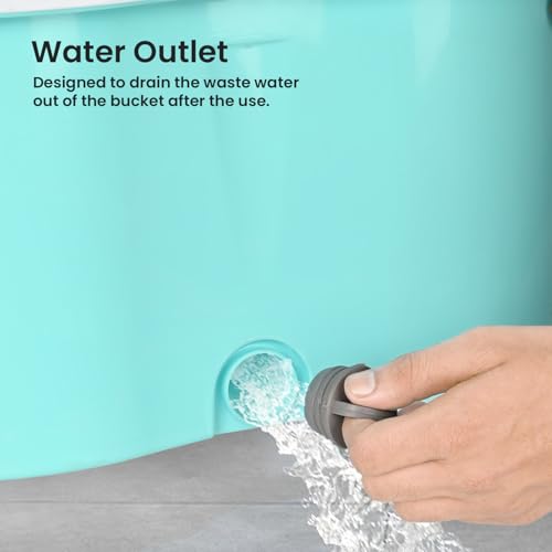Pivalo Bucket Quick Spin Mop with 2 Microfiber Wet Dry Mophead Floor Cleaning pocha Extendable Handle Removable Wringer 360° Floor Cleaner Mopping Set (Random Colour) - Image 4