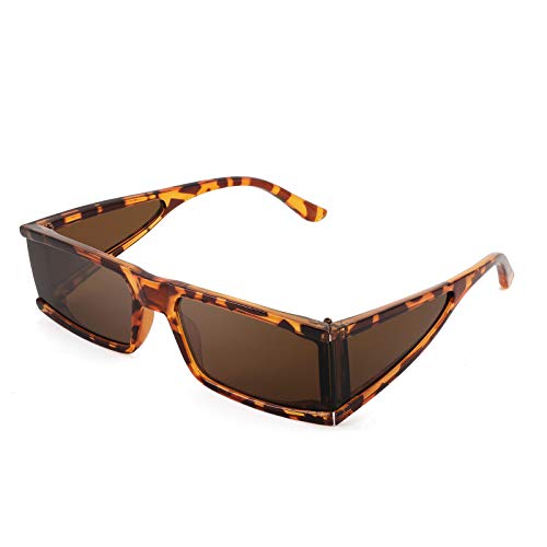 FEISEDY Cool Futuristic Rectangular Sunglasses Cyber Men Women Punk Style Cosplay Sun Glasses B2739