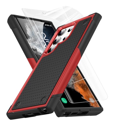 Coque Galaxy S23 Ultra double couche évite les bris d'écran et les rayures de clés