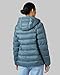 32 Degrees Heat Women’s Lightweight Packable Hooded Jacket – Water Resistant Travel Puffer, Goblin Blue, Medium