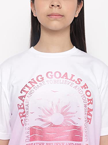 Image of Li'l Tomatoes Girls Cotton Relaxed Fit T-Shirt