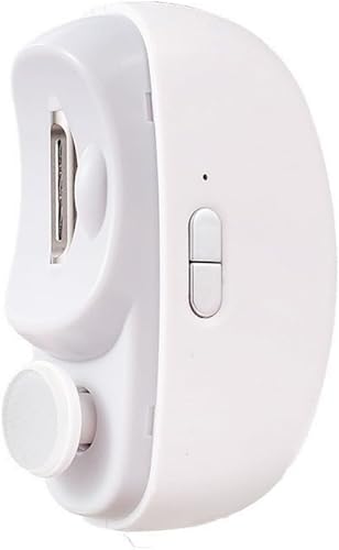 Cortaúñas eléctrico, 2 en 1, cortaúñas automático de pulido eléctrico con luz y 2 velocidades ajustables, diseño de almacenamiento de chatarra, lima