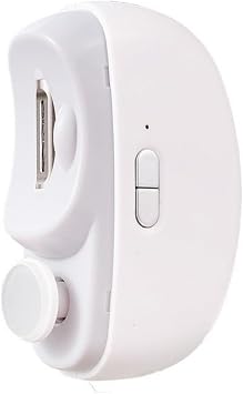 Electric Nail Clipper, 2 in 1 Electric Polishing Automatic Nail Clippers with Light and 2 Adjustable Speeds, Scrap Storage Design, Nail Automatic File for Baby, Kids, Adults, Elderly White