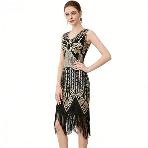 Baisdan 1920s Dresses for Women, Women's Flapper Dresses 1920s Gatsby,