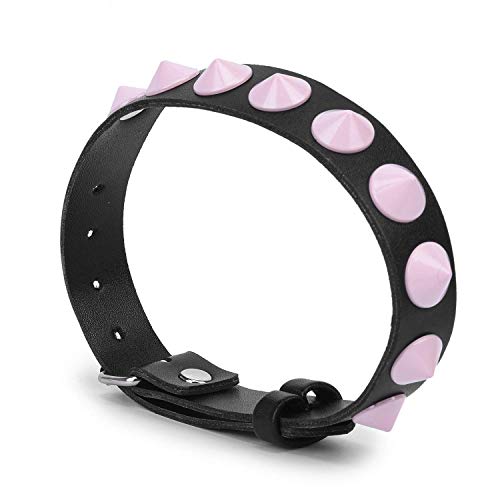 Madaenmj Leren Halsband Met Choker, Beperking Op De Nek, Verleiding Van De Roze Halsband, Koppelseks, Cosplay… - Image 4