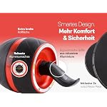 Bauchtrainer für Zuhause - Bauchmuskeltrainer inkl. Schiebepads - Extra breiter Bauchroller - Sport Fitnessgeräte für Zuhause - Ab Roller – Bild 3