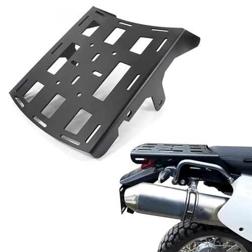 Porte-bagages arrière moto Suzuki DR650 idéal pour le camping sauvage