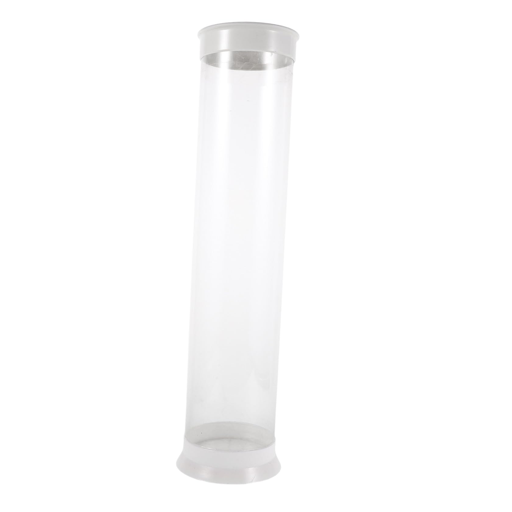 Tubo de Almacenamiento Transparente para Flotadores de Pesca, Diámetro 13 Cm, Altura 50 Cm, con Tapa Sellada, Ajustable para Configuración Precisa y Uso en Pesca al Aire Libre