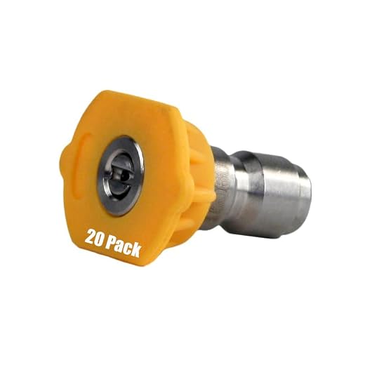 20 Pack Stainless Steel Pressure Washer Nozzles