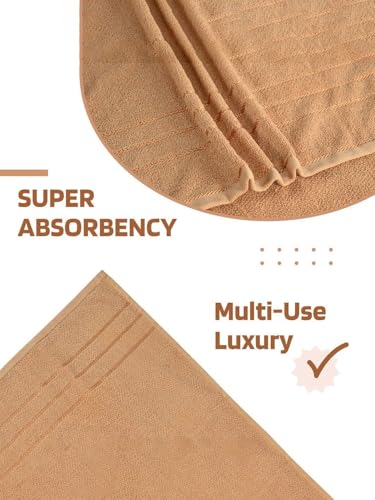 Image of Hand Towels 480 GSM 16x24 inches Pack of 2 (Brown)