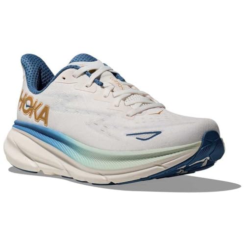 HOKA Hoka Men's Clifton 9 Frost/Gold 8.5 Medium