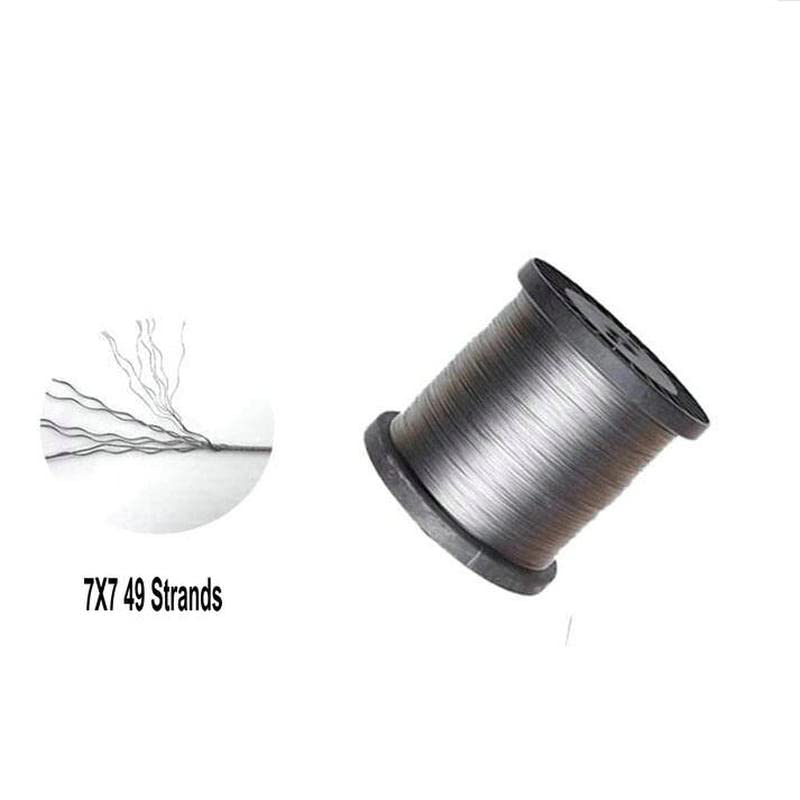 Câble acier flexible 7x19 en inox 304 de 2mm pour charges et fixations