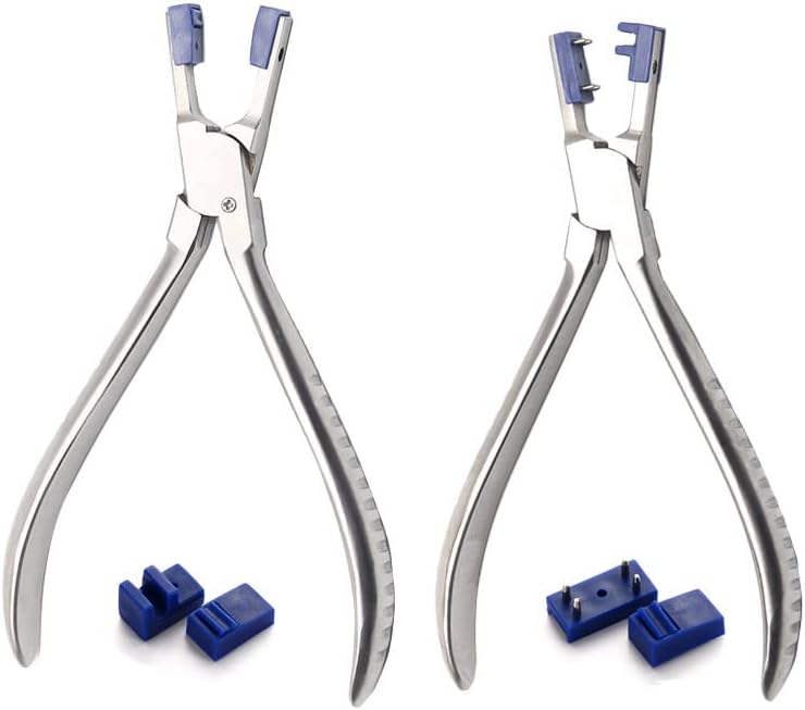 Miniatura 2 de Kit profesional de herramientas de reparación de vidrio ocular para lentes sin borde, herramientas de reparación de marcos para ajustar los brazos,