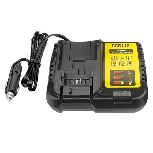 UNIKI Substituição do carregador de bateria DCB112 para carregador de bateria dewalt 20V com saída d