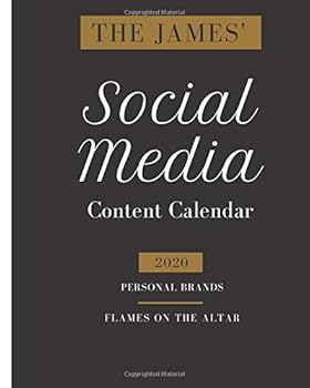 Paperback 2020 Social Media Content Sharing Planner - 8" x 9" Book