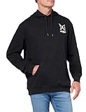 DC Men's Rocker Pullover Hoodie Sweatshirt, Black