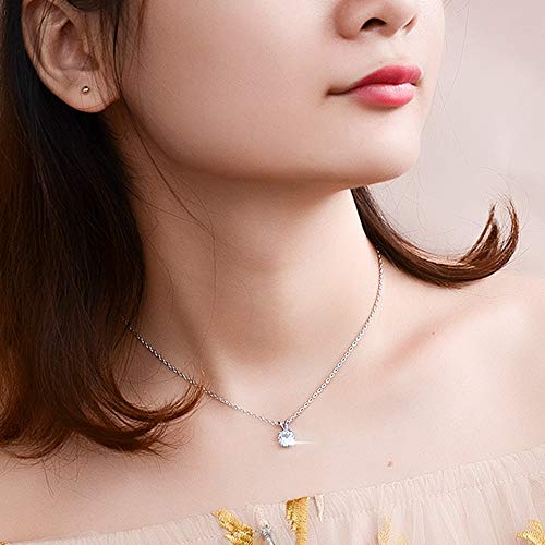 Jude Jewelers Stainless Steel Classical Simple Plain Solitaire Style Collar Charm Necklace2