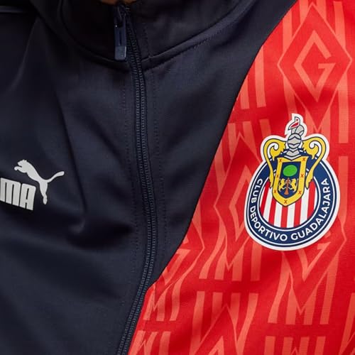 PUMA Mens Chivas Ftblculture Drycell Full-Zip Athletic Outerwear Casual - Blue - Size M3