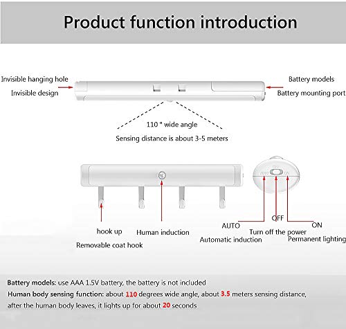 DPG Batteria Sensore di movimento Luce notturna
