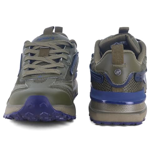 Image of SPARX Sports Running Shoes for Men - Lightweight Breathable Lace-Up Athletic Shoes with Cushioned Comfort, Shock Absorption, Durable Grip, Flexible Sole & Everyday Walking Performance