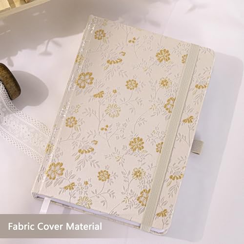 TIEFOSSI Notatnik w kropki dla kobiet i mężczyzn, dziennik A5 do pisania, 160 g/m², gruby papier, 190 stron, idealny do przyborów szkolnych i biurowych, 20 x 14 cm