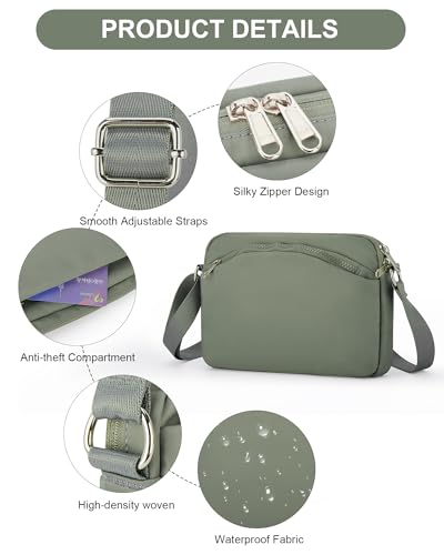 Small Crossbody Bags for Women Travel Purses Anti Theft Crossbody Bag Men Mini Shoulder Bag Phone Purses3