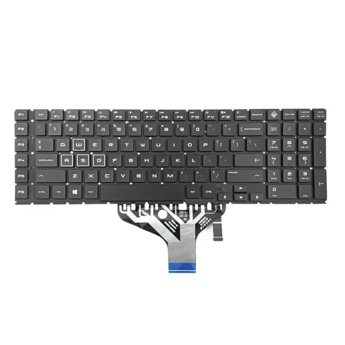 HSSDTECH RGB US �L�[�{�[�h�o�b�N���C�g�t�� HP �p Omen 17-CB 17-cb1070nr 17-cb1072nr NSK-XP2BQ 9Z.NF3BQ.201 L32775-001 US Keyboard Backlight