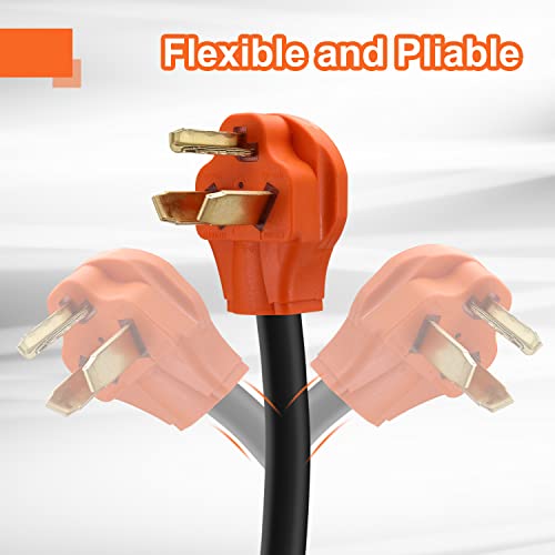 Finderomend 50Ft Dryer Extension Cord 3 Prong,30 Amp Nema 10-30P To 10-30R Ev And Dryer Extension Cord Heavy Duty For Level 2 Ev Charging,125V/250V Stw 10 Gauge Ul Listed #TOP7